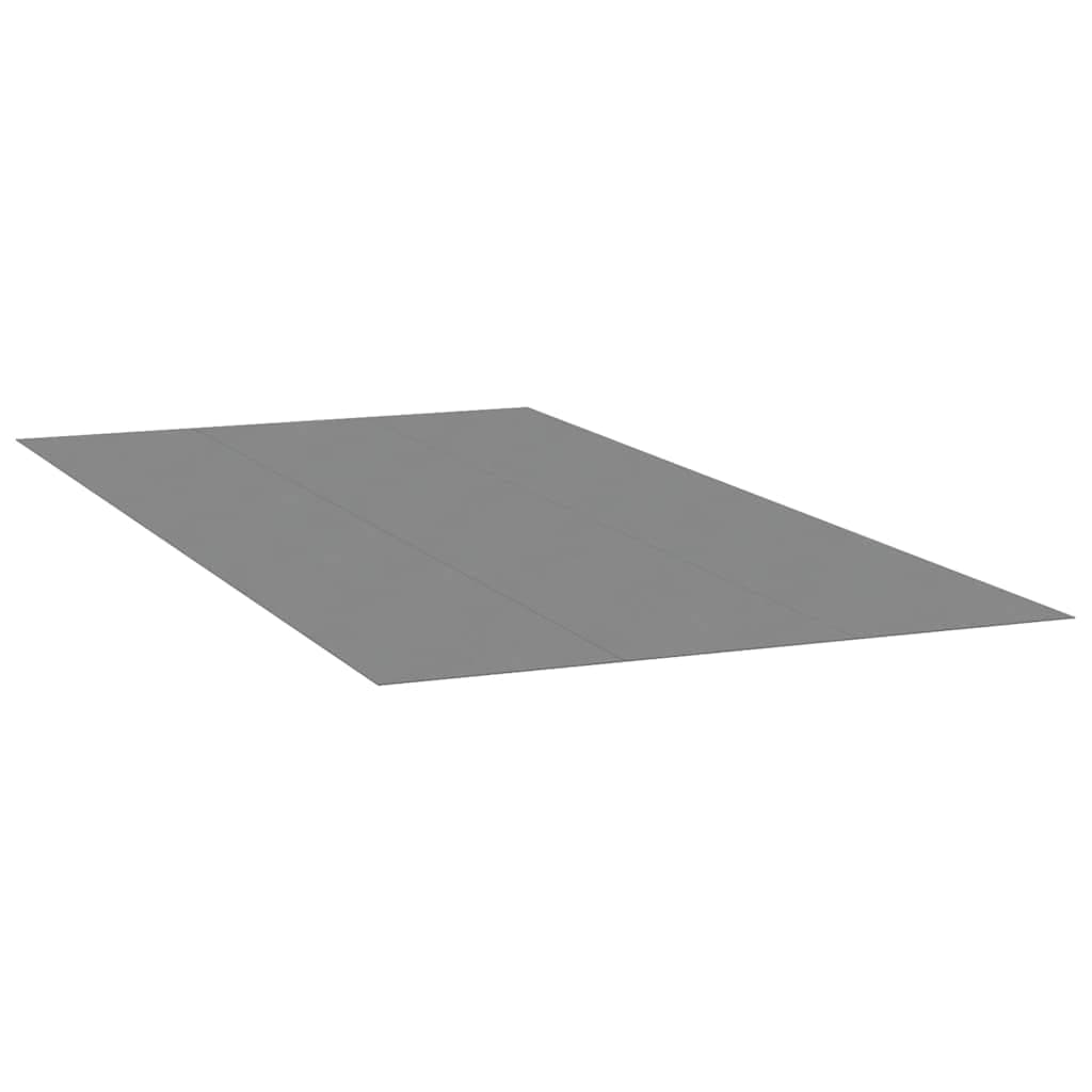vidaXL Pano para chão de piscinas 640x321 cm poliéster geotêxtil cinza