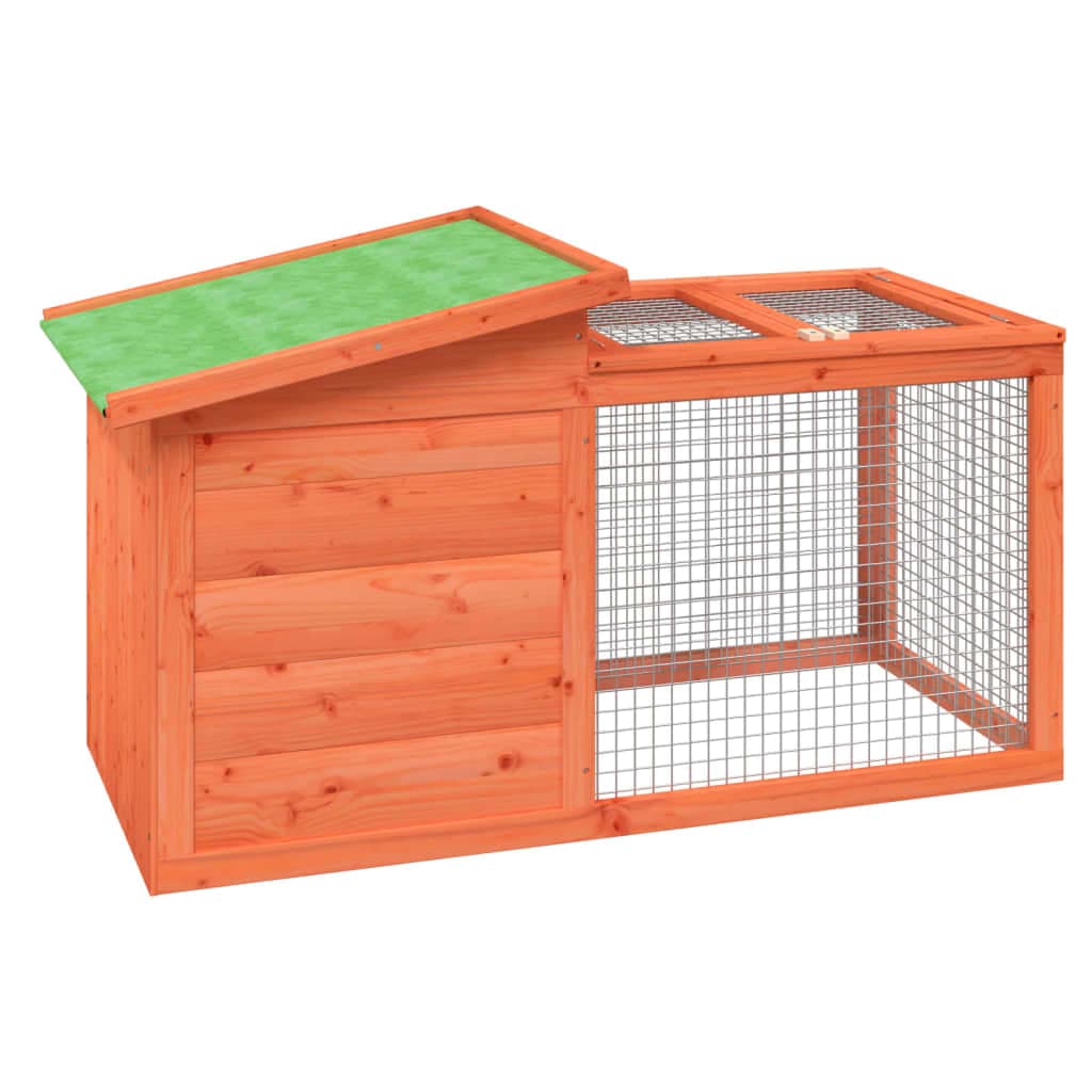 vidaXL Coelheira 100,5x54x55 cm pinho maciço castanho