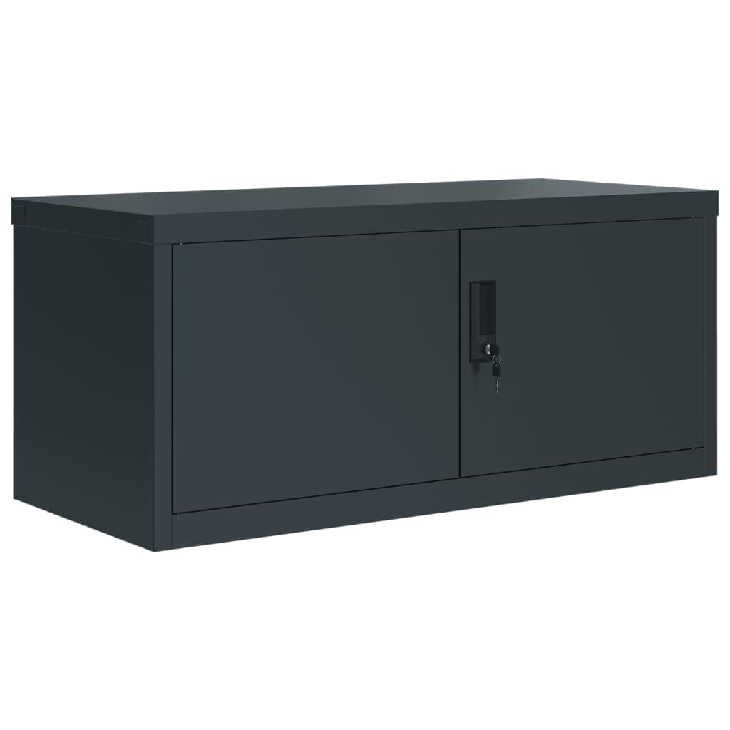 vidaXL Arquivador 90x40x40 cm aço antracite