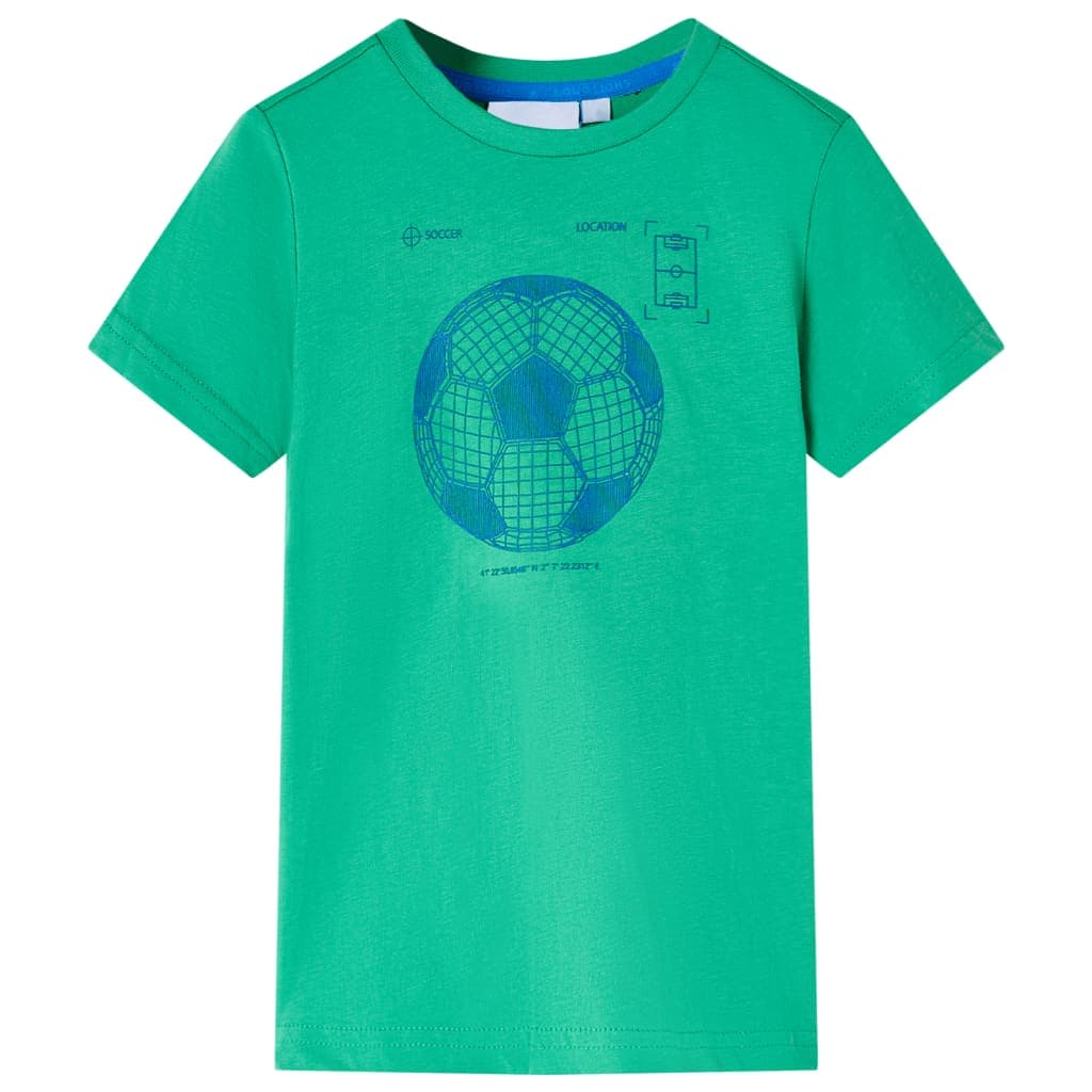 T-shirt de criança verde 104