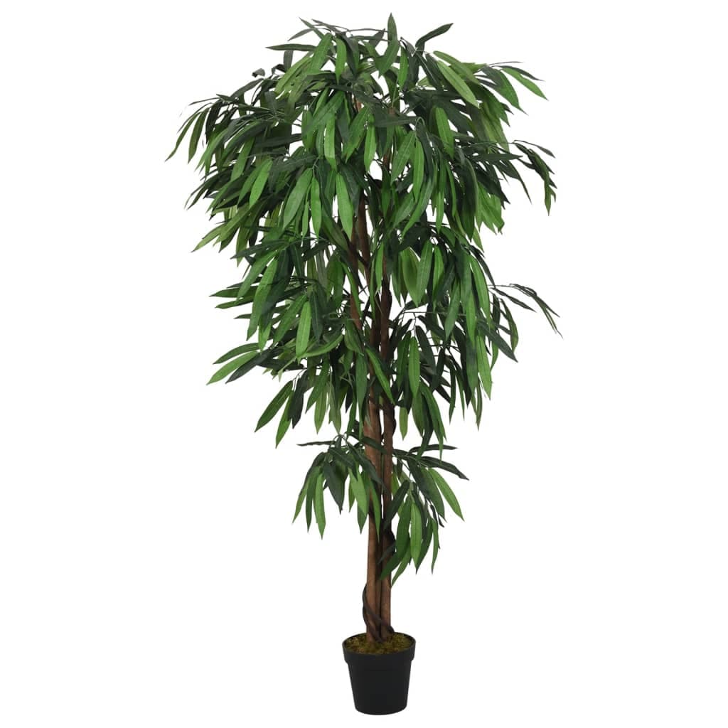 vidaXL Mangueira artificial 1050 folhas 200 cm verde