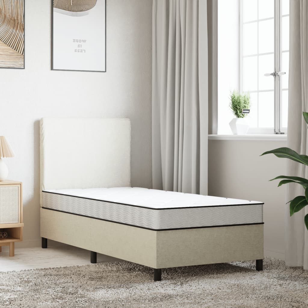 vidaXL Colchão de espuma p/ criança médio suave 80x160 cm