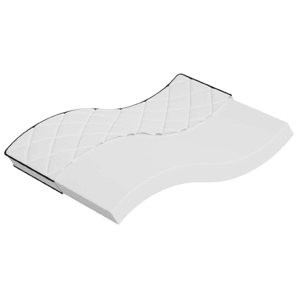 vidaXL Colchão de espuma médio suave 140x190 cm