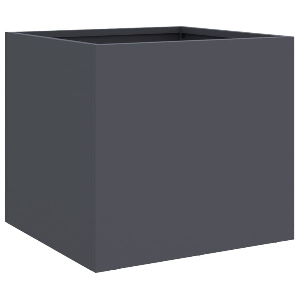 vidaXL Vaso/floreira 32x30x29 cm aço antracite