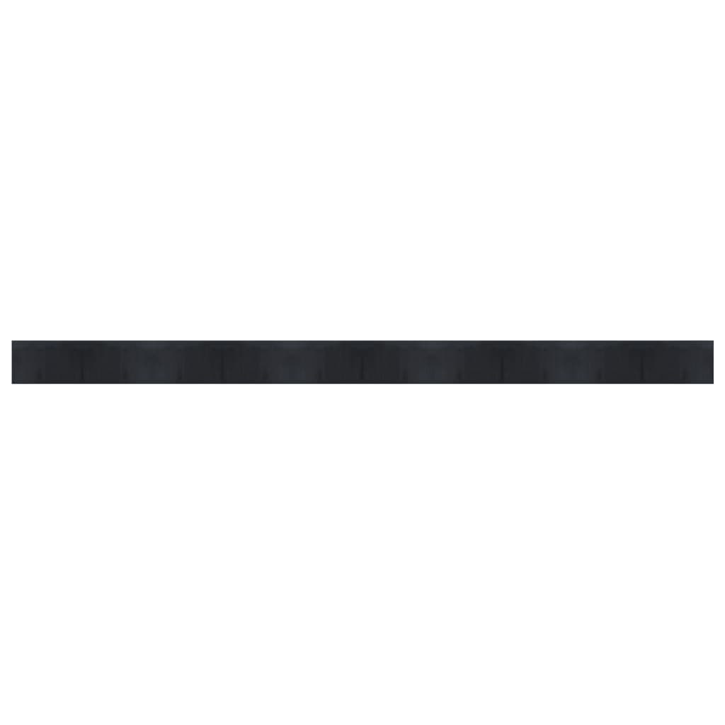 Tapete vidaXL Retangular 60x1000 cm Bambu Preto - 832271591