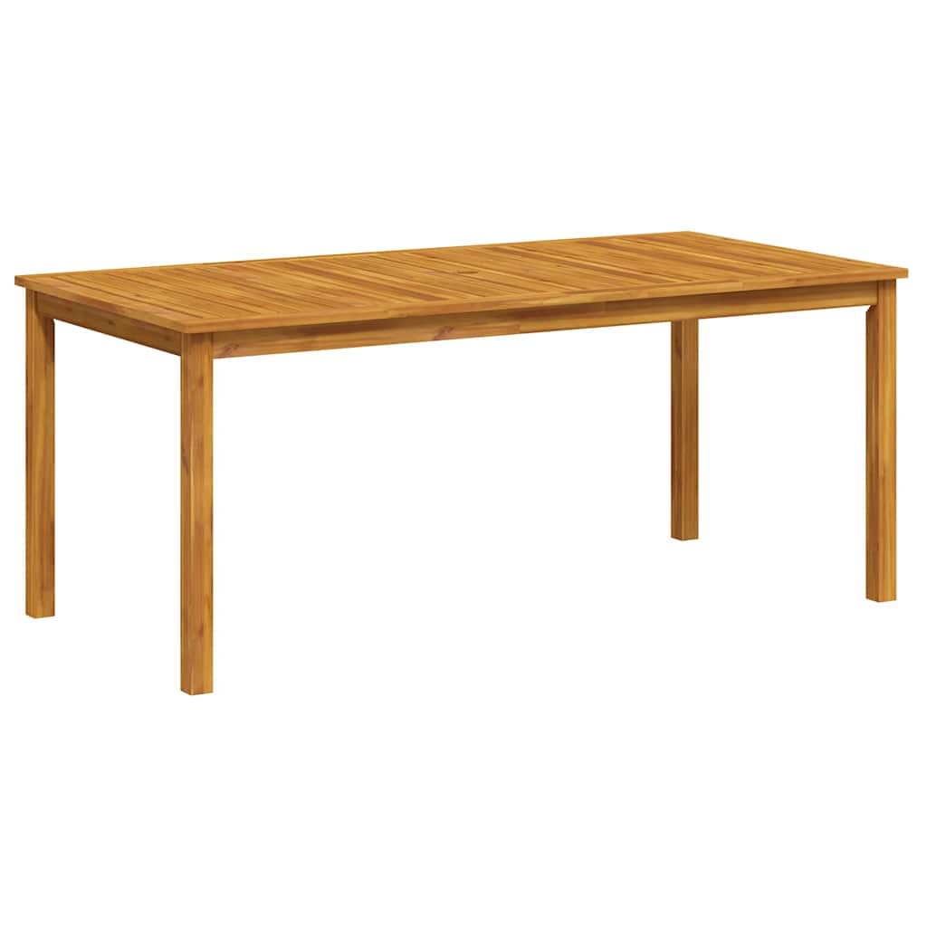 vidaXL Mesa de jantar p/ jardim 180x90x75 cm madeira de acácia maciça