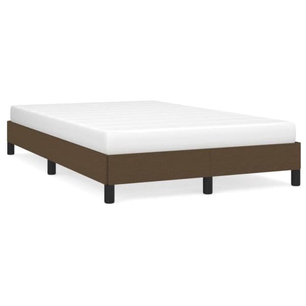 vidaXL Estrutura de Cama sem Colchão 120x190cm Castanho Escuro - 2885525285