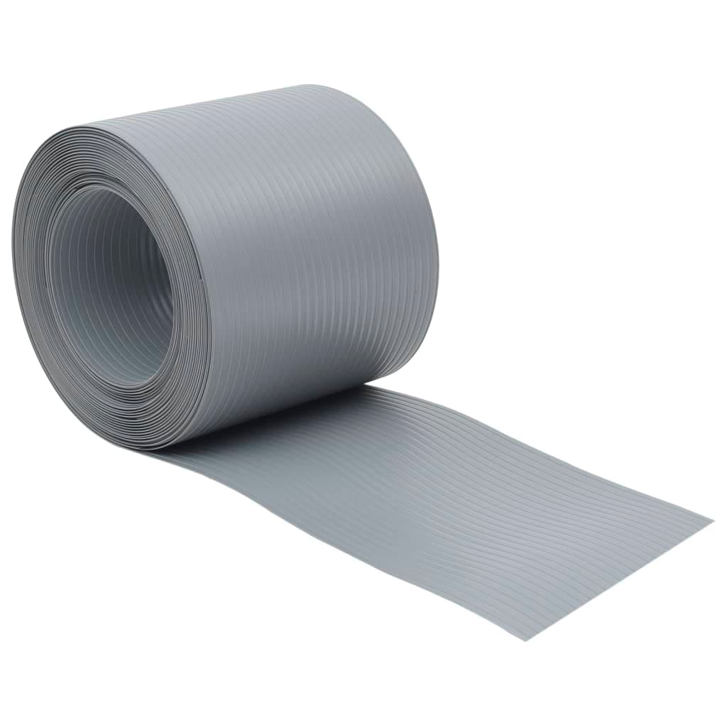 vidaXL Telas privacidade p/ jardim 10 pcs 252,5x19 cm PVC cinzento