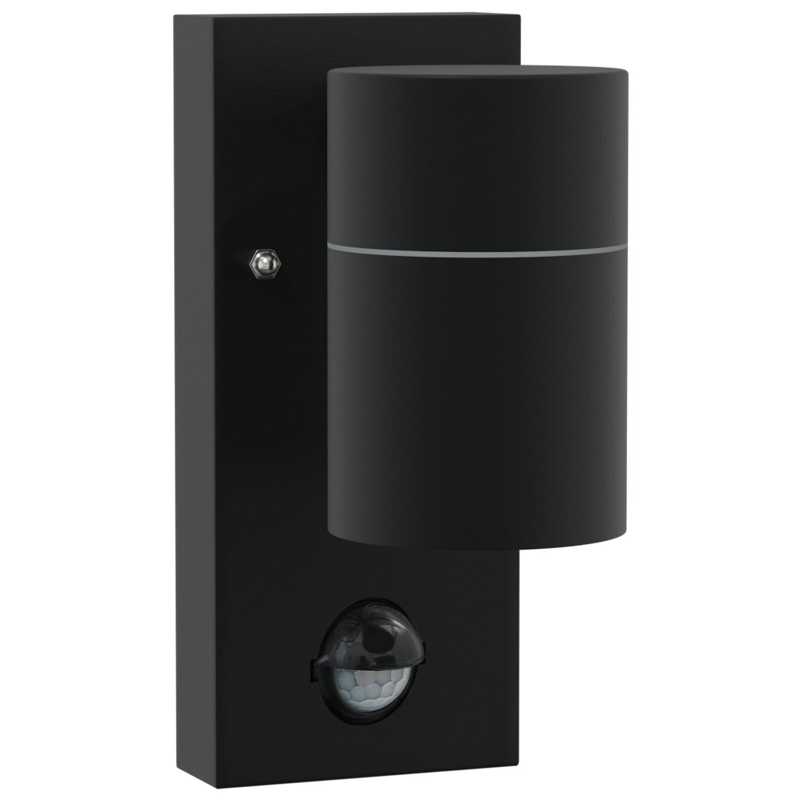 vidaXL Luz de Parede para Exterior Preto 6,5 x 10,5 x 16 cm