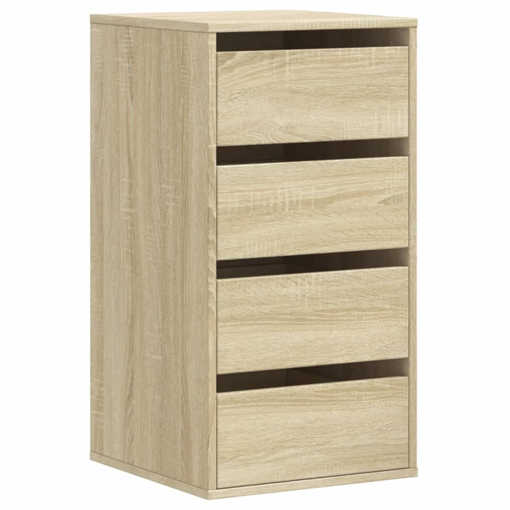 vidaXL Cómoda 40x41x76 cm derivados de madeira carvalho sonoma