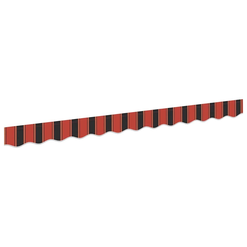 vidaXL Substituição de Valance de Toldo Laranja / Preto / Amarelo 3,5 m