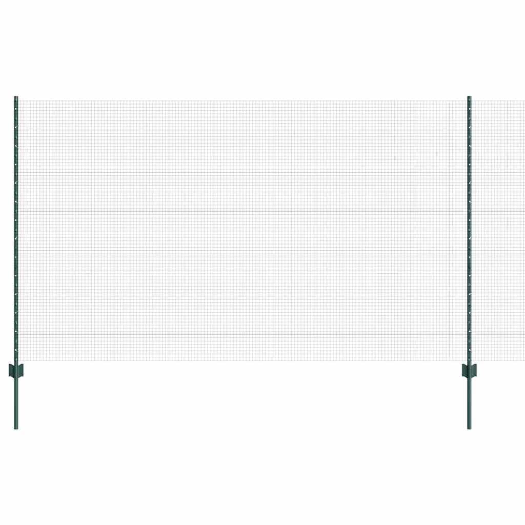 vidaXL Cerca com Poste Verde
