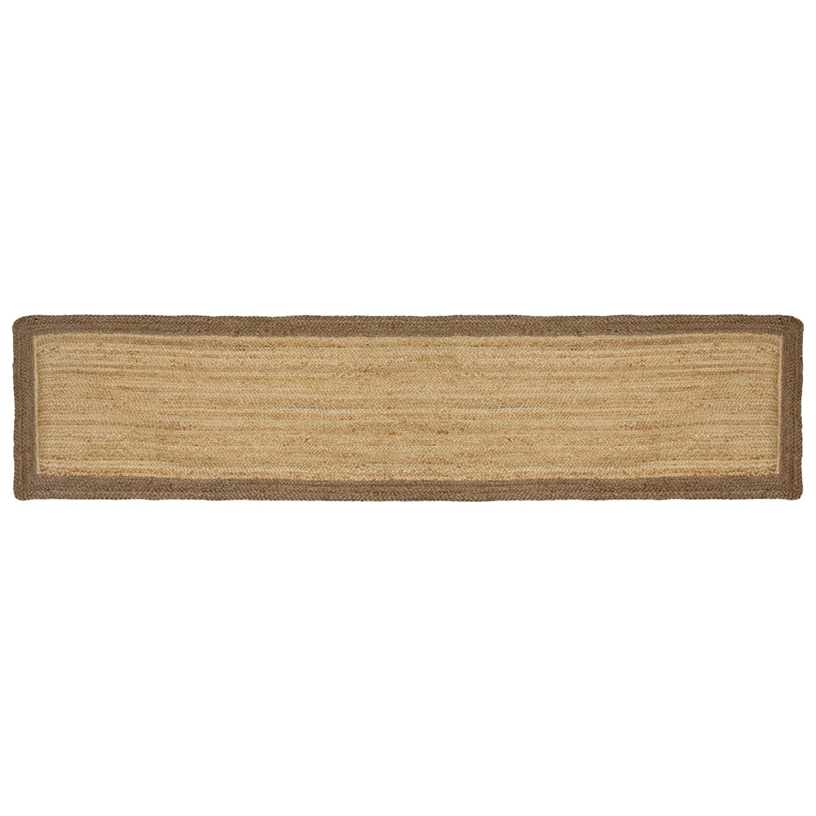 vidaXL Tapetes de área Cinzento 60 x 300 cm Juta