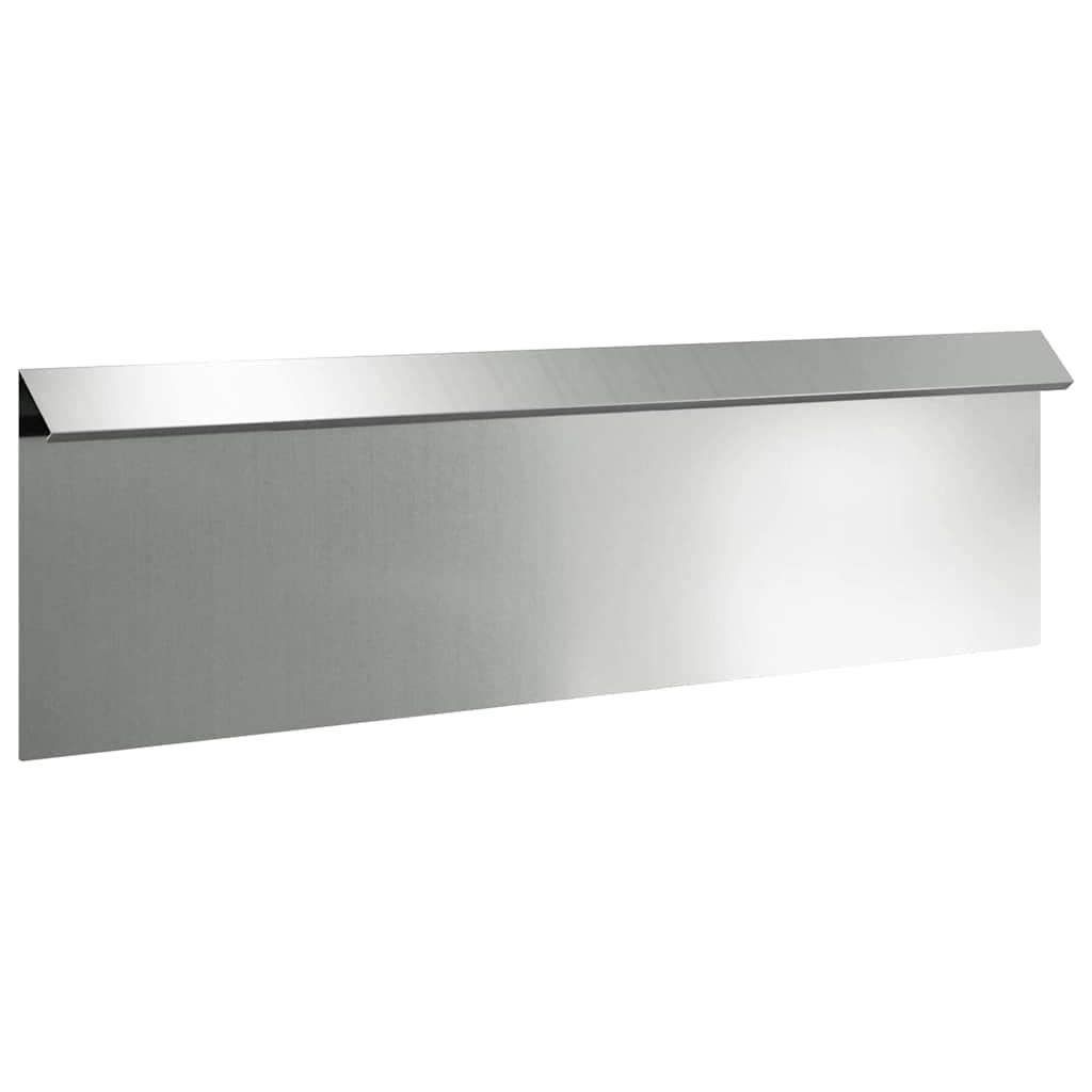 vidaXL Cerca de Caracol Prateado 100 x 3,5 x 25 cm Aço Galvanizado