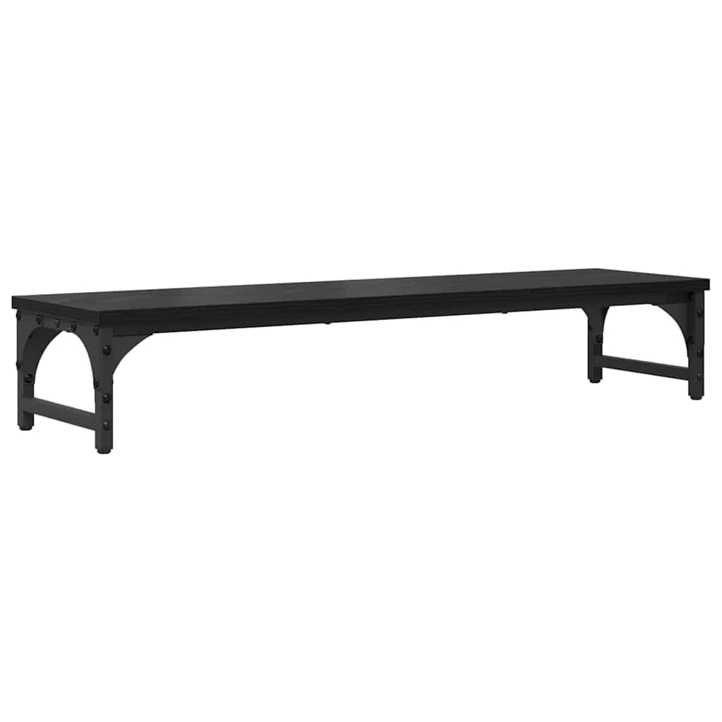 vidaXL Suporte para Monitor Carvalho Preto 85 x 23 x 15,5 cm