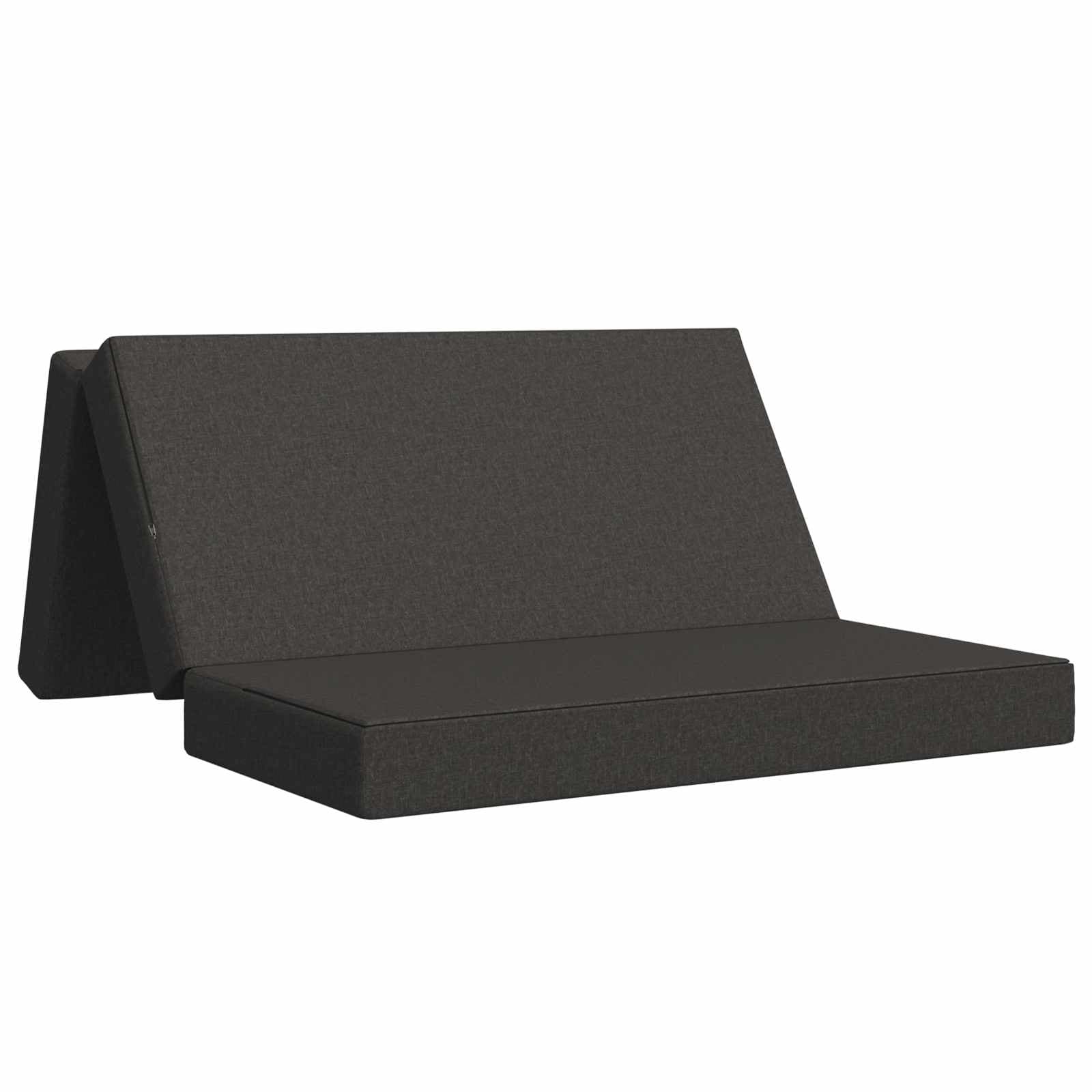 vidaXL Sofá Cama Dobrável 160 x 67 x 45 cm Cinzento-Escuro