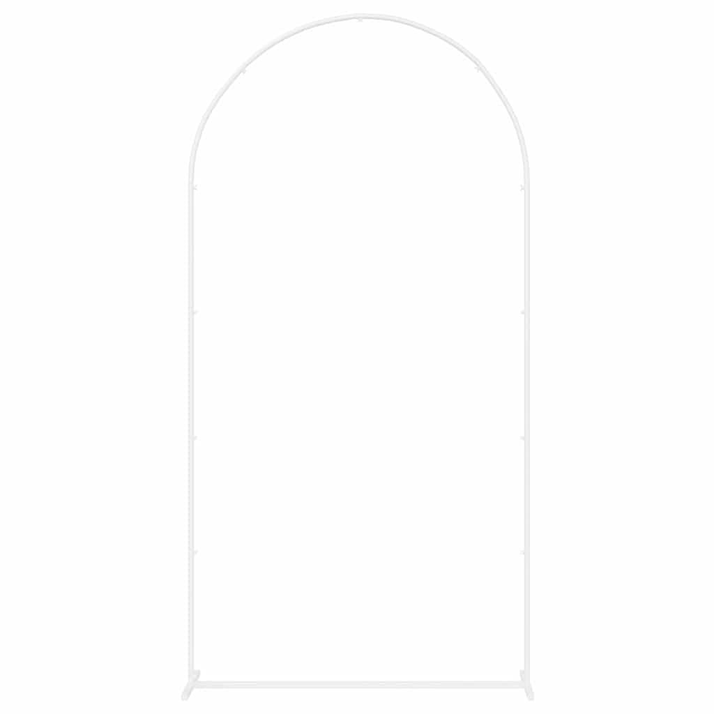 vidaXL Arco de Casamento Branco 100 x 39 x 200 cm Aço
