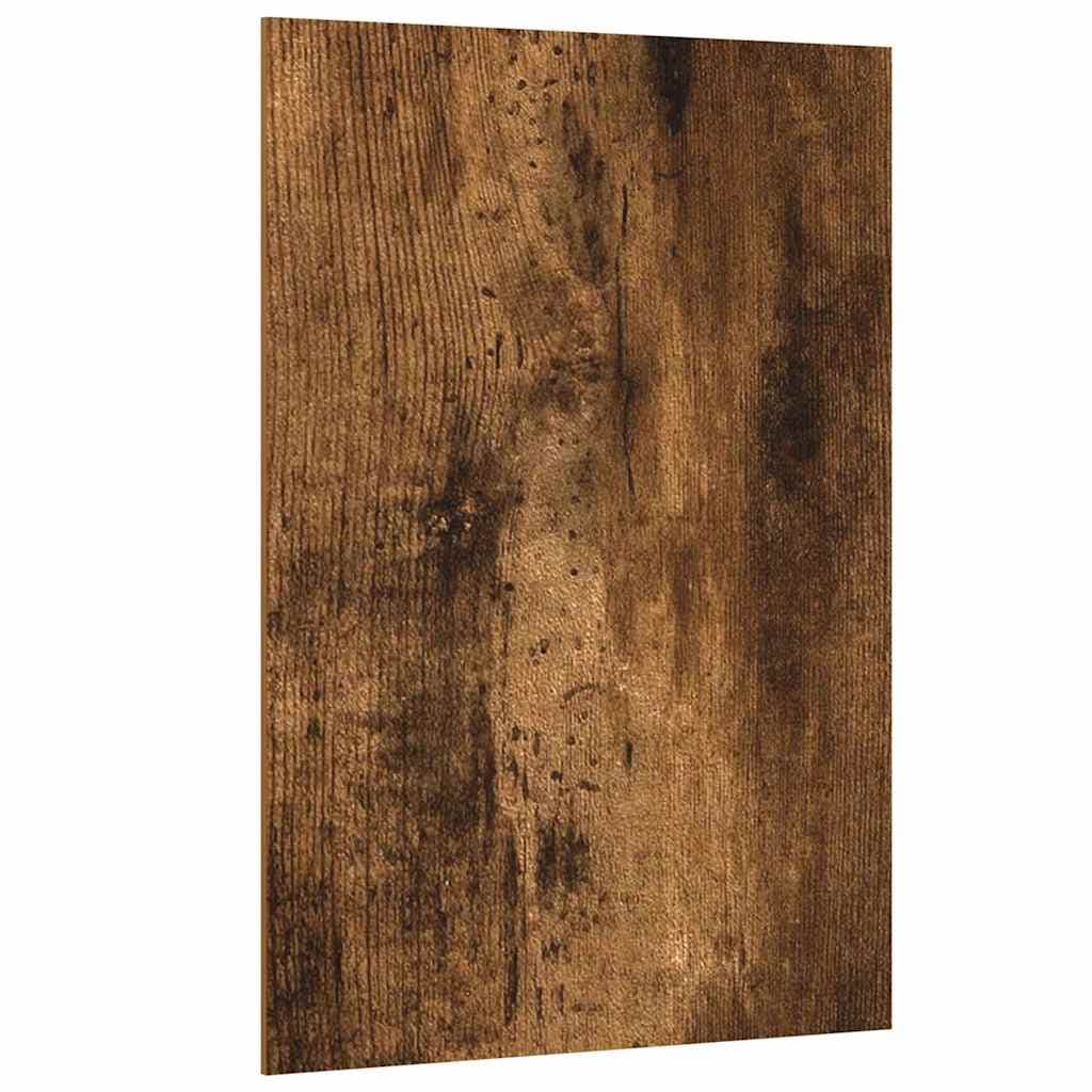 vidaXL Painéis de Decoração 50 pcs Carvalho Defumado 15 x 21 x 0.27 cm