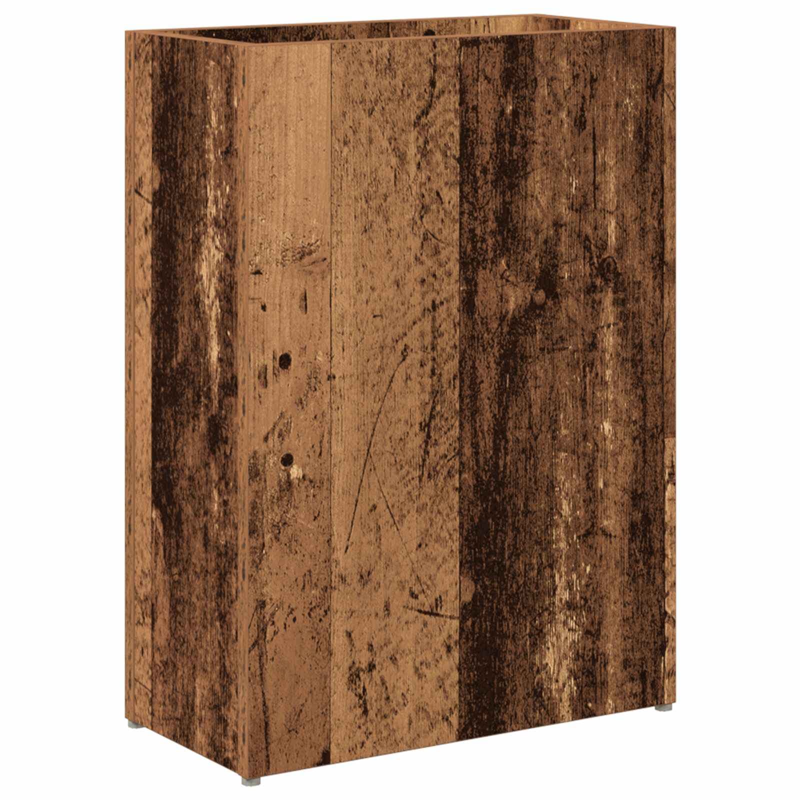vidaXL Suporte de Guarda-Sol Madeira antiga 40 x 20 x 55,5 cm
