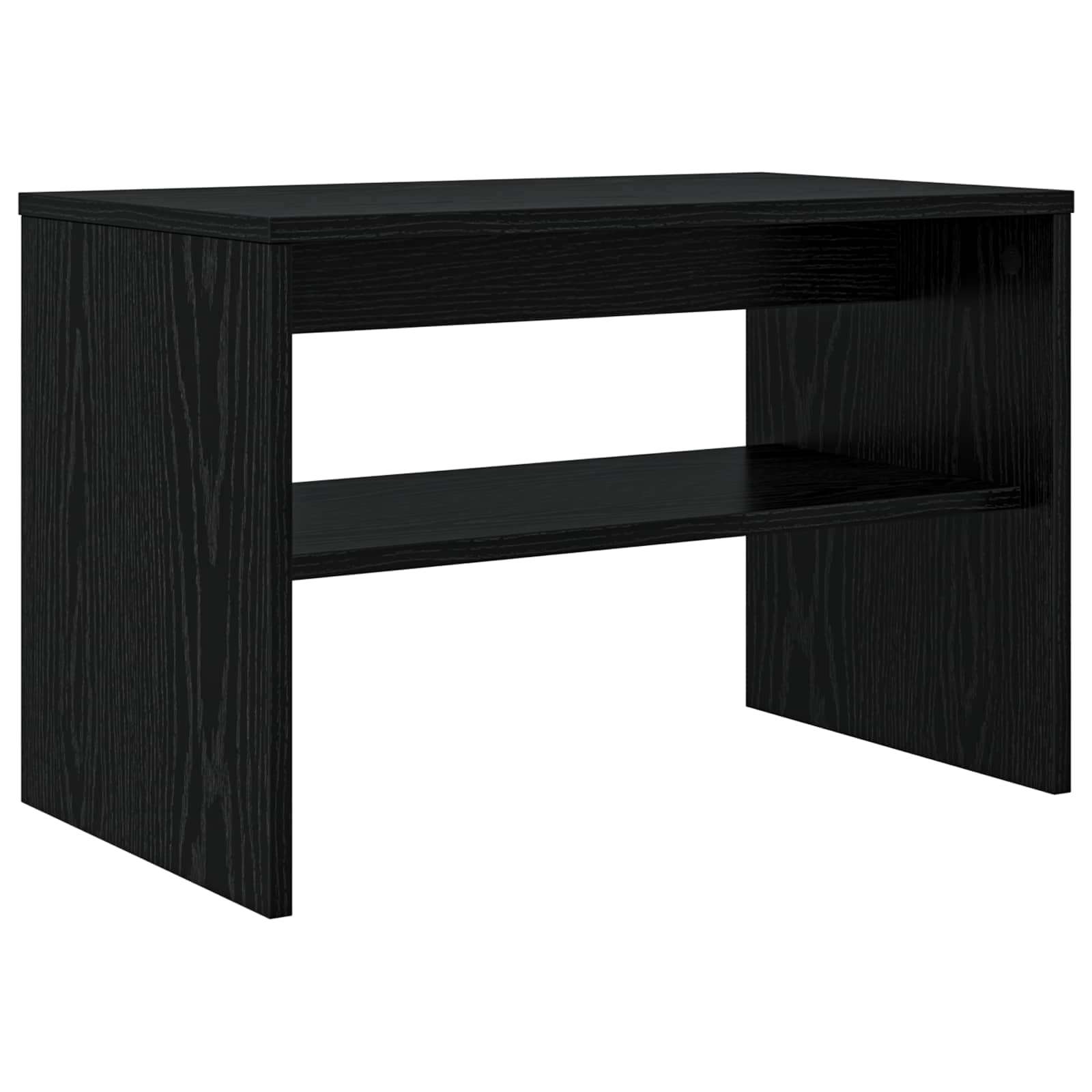 vidaXL Móvel para TV Carvalho Preto 60 x 35 x 40 cm - 439352573