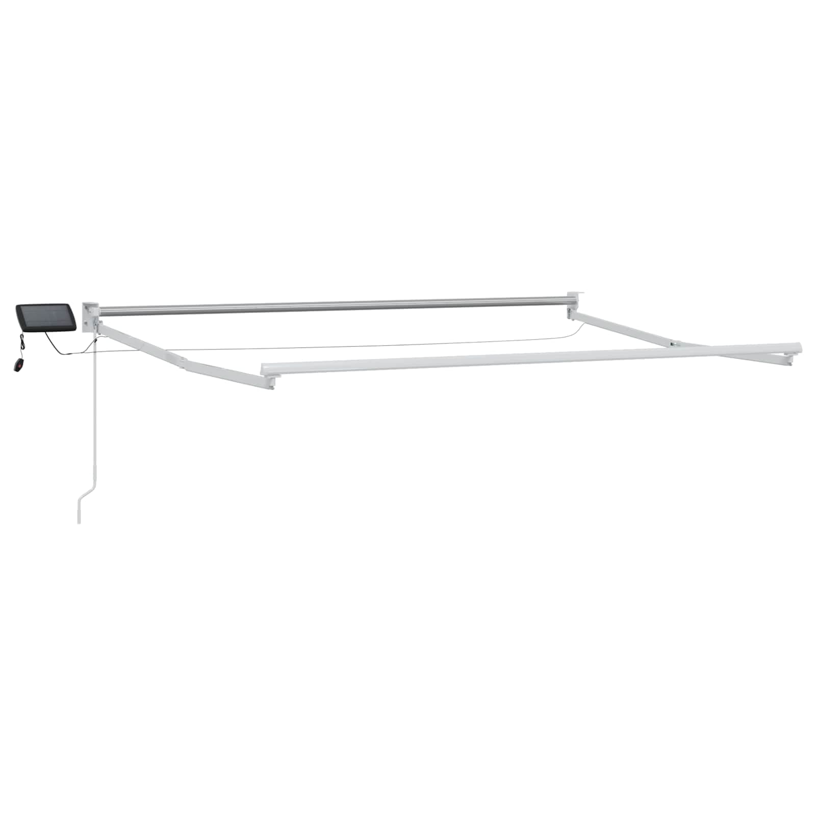 vidaXL Estrutura do Toldos Retráteis Elétricos Branco 3,5 x 2 m