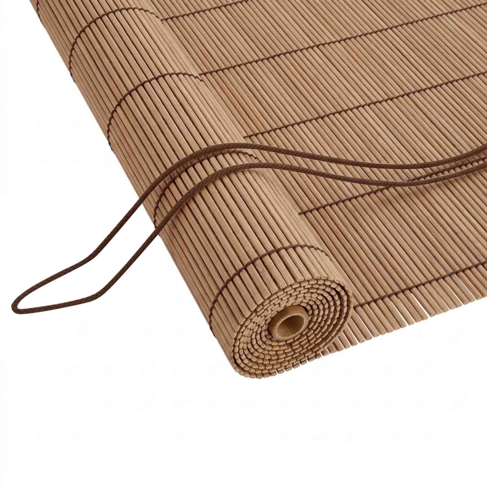 vidaXL Estores de rolo Castanho 70 x 220 cm Bambu