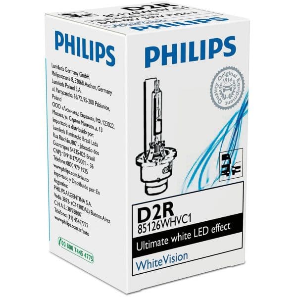 Philips Lâmpadas D2R Xenon White Vision - 85126WHVC1