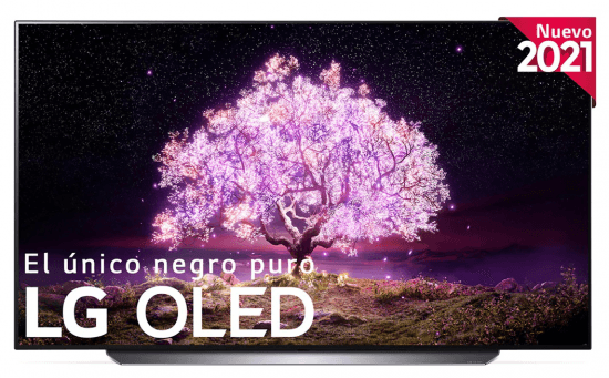 TV LG 77" C14 OLED Smart TV HDR 4K Black