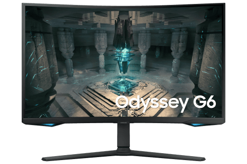 Monitor Samsung Odyssey Curvo G6 32" LED QHD 240Hz FreeSync Premium Pro - LS32BG650EUXEN
