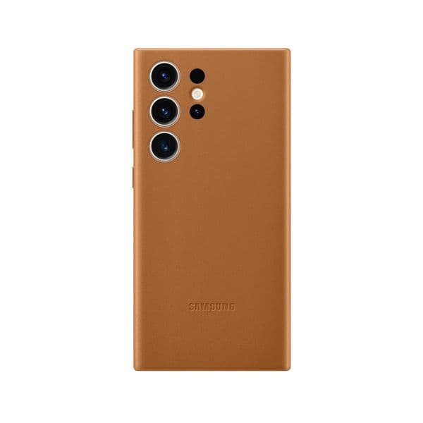 Samsung Capa de Pele Galaxy S23 Ultra Laranja - 8806094770384