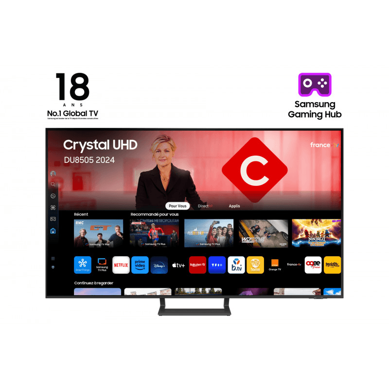 TV LED Samsung TU-75-DU-8505 | 75", 4K, Smart TV