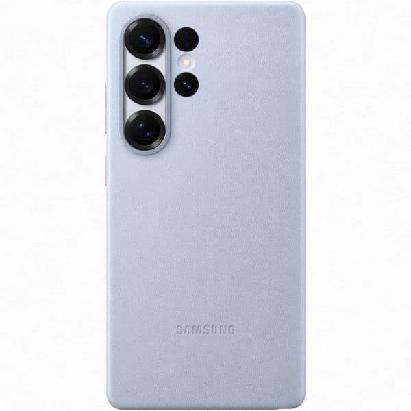 Samsung Capa Leather Vegan para Samsung Galaxy S25 Ultra Light Blue