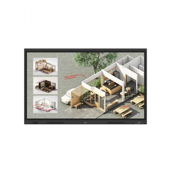 LG 55" 55TR3DQ-B CreateBoard Standard LED 4K Multi-Touch 50 Pontos