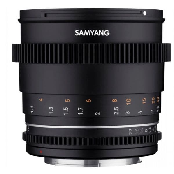 Objetiva Samyang 85mm T1.5 VDLSR MK2 para Fuji X