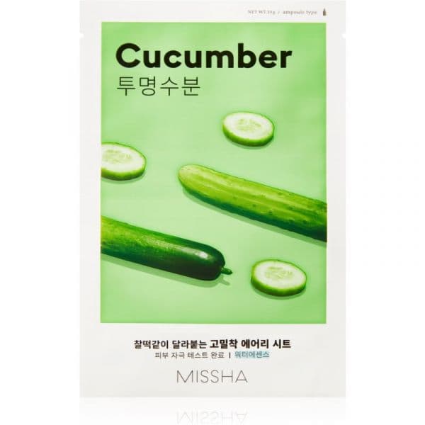 Missha Airy Fit Cucumber Máscara em Tecido 19g
