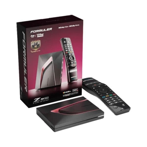 Formuler Receptor Z12 Ultra BT3 MyTV Online 3 4K