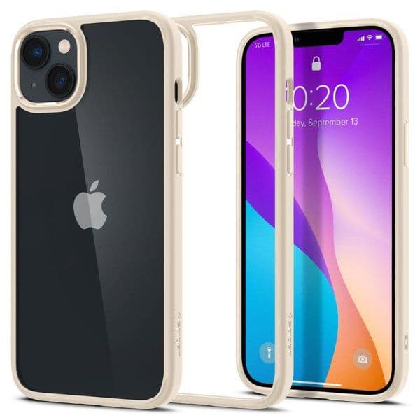 Capa para iPhone 14 Plus SPIGEN Ultra Hybrid Bege