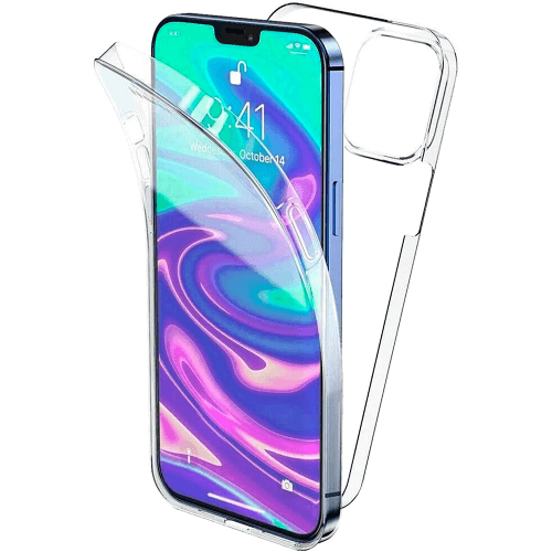 Capa Dupla 360 iPhone 13 Pro Max Transparente