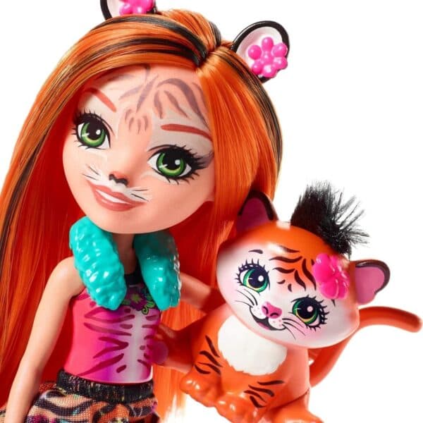Mattel Enchantimals - Boneca com Amigo - Tanzie Tiger - FNH22-5