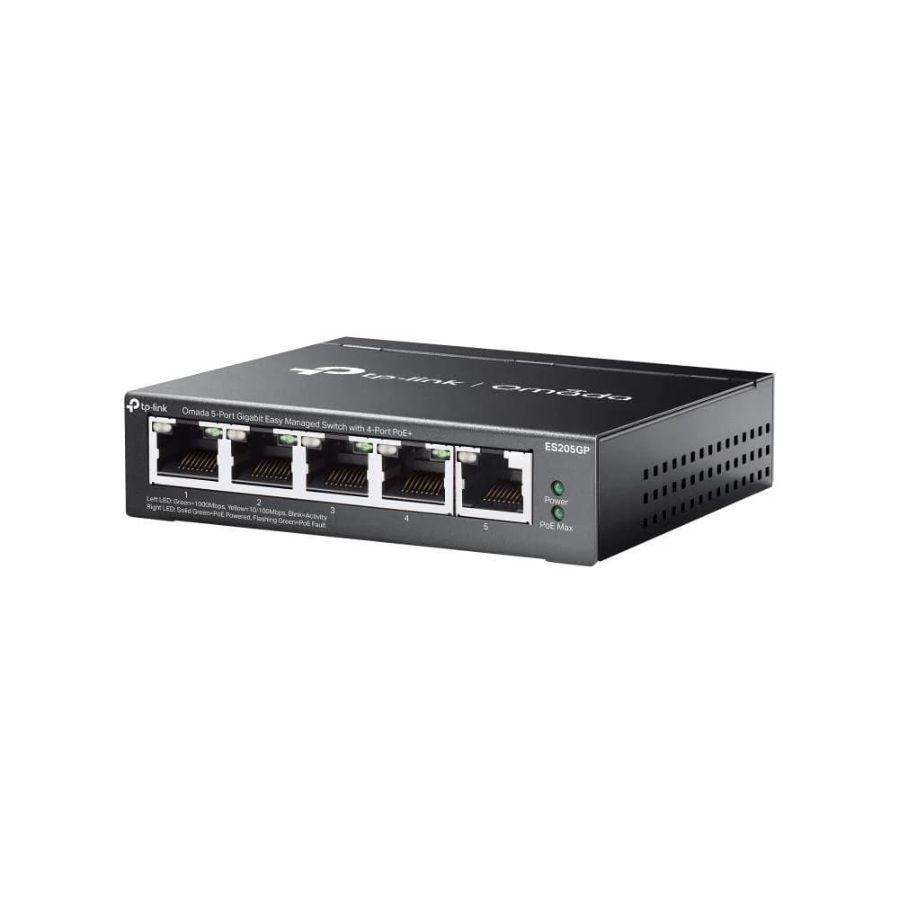 TP-Link Switch de Rede 5 Portas Omada ES205GP