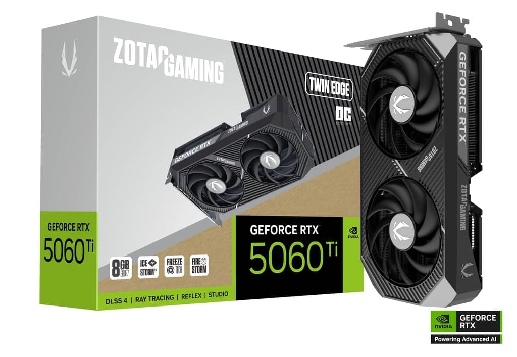 Zotac GeForce RTX 5060 Ti Twin Edge OC 8GB GDDR7 DLSS4