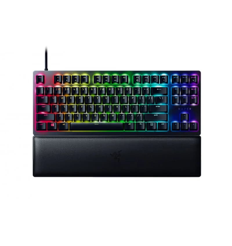 Teclado Razer Huntsman V2 TKL RGB Purple Switch US Preto