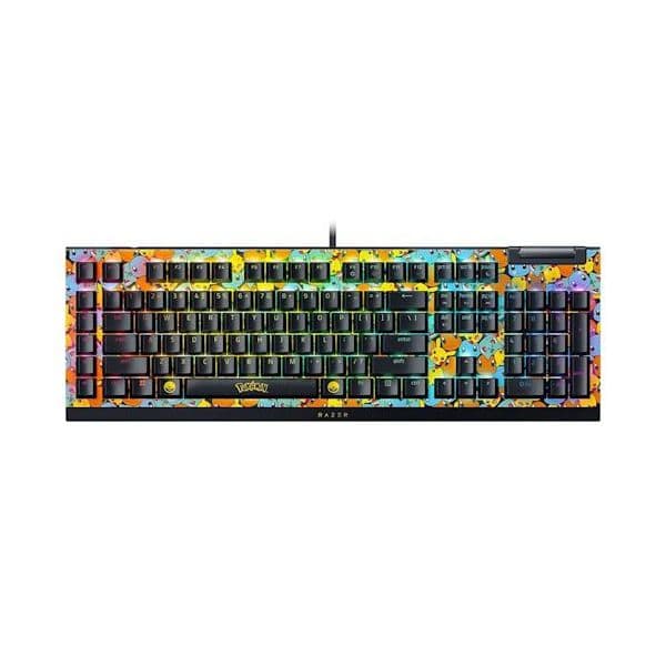Razer BlackWidow V4 X Green Switch Pokémon Kanto Starters Edition US