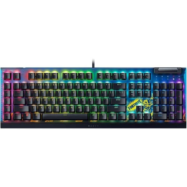 Razer BlackWidow V4 X Fortnite Edition Mecânico Preto QWERTZ