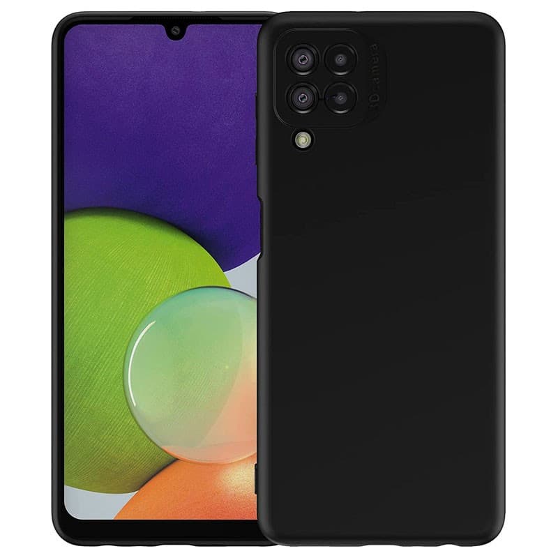 Capa Silicone Preto Samsung A22 4G