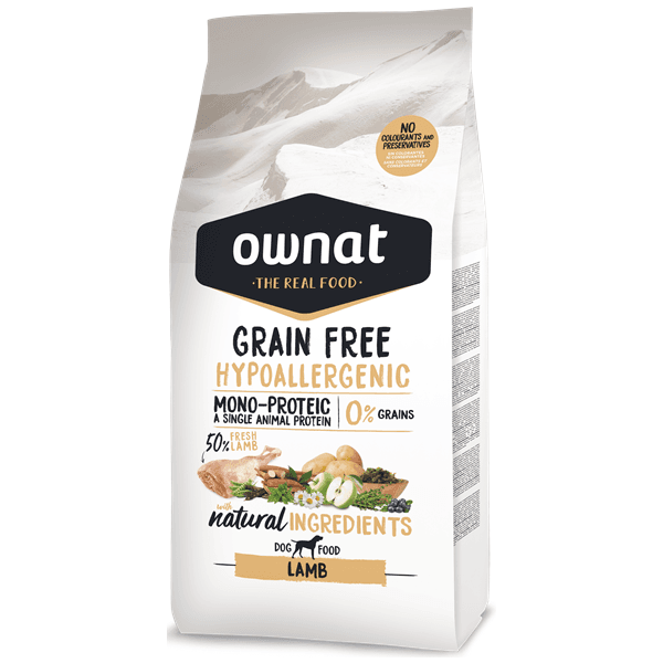 Ownat Grain Free Hypo-Allergenic Lamb 12Kg