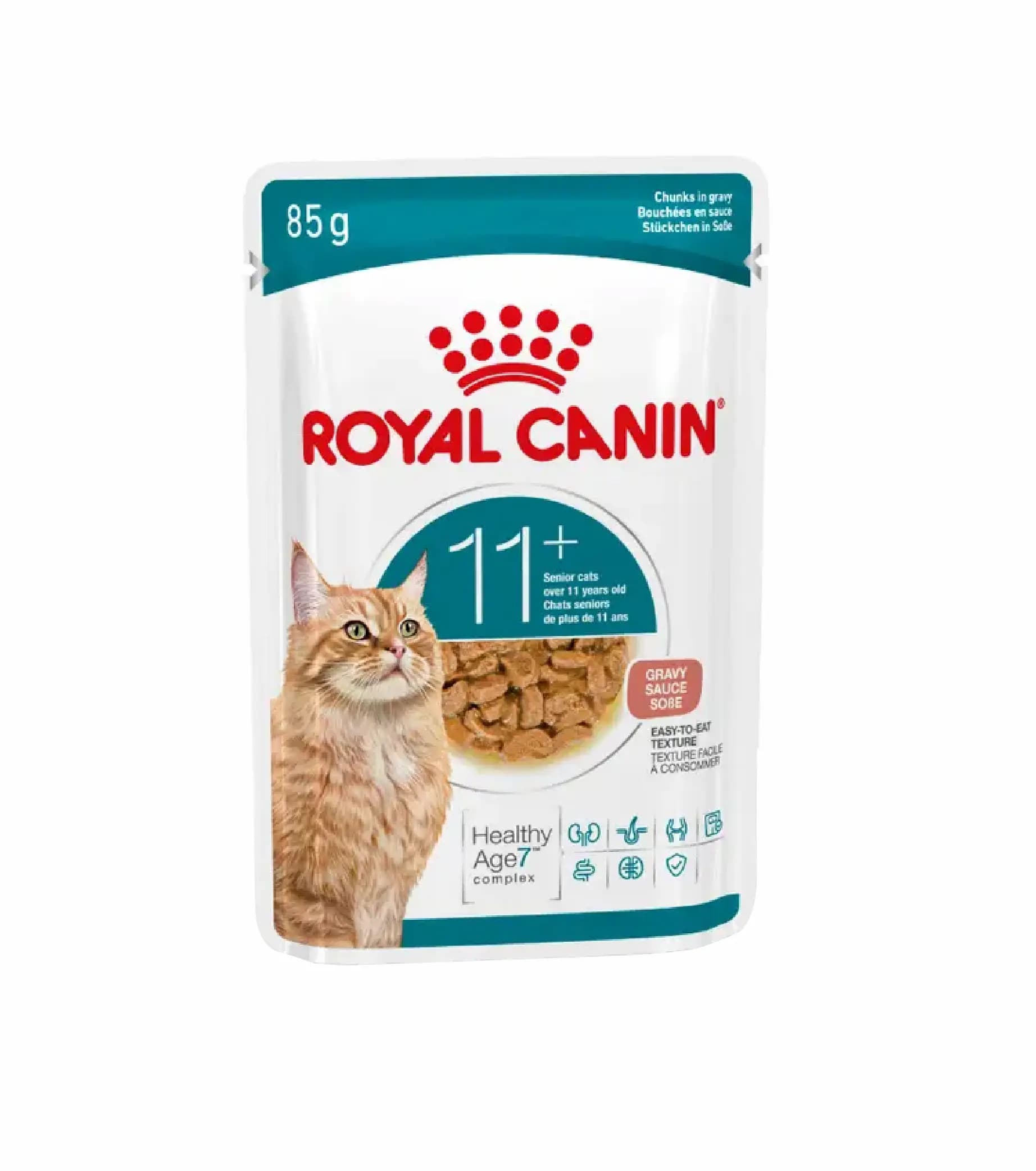 Royal Canin Ageing 11+ Gravy Ração Húmida para Gato - Campet