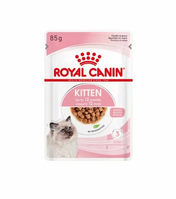 Ração Húmida Royal Canin Kitten Instinctive Gravy 85g
