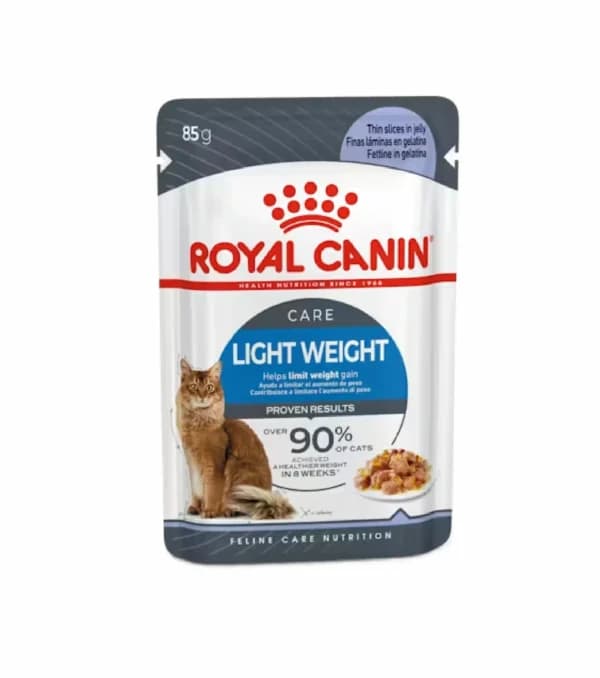 Royal Canin Light Weight Care Jelly 85g Ração Húmida para Gato - Campet