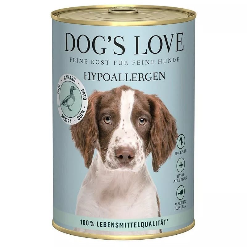 Dog´s Love Lata Hipoalergénica para Perros 400 Gr